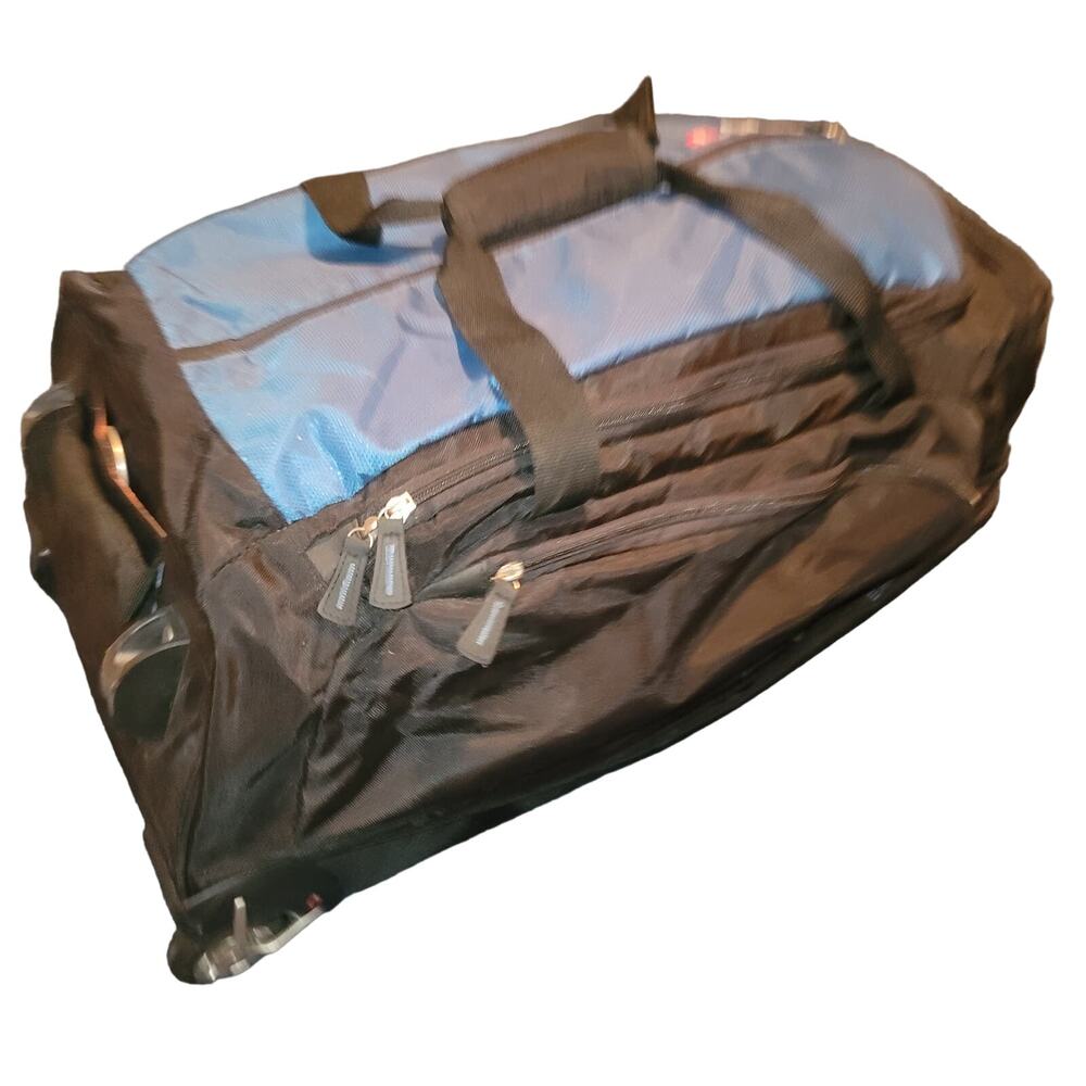 Sigg Large Rolling suitcase duffel shoulder strap LUGGAGE  bag Travel 2 Piece